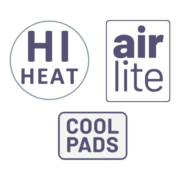 Hi Heat+airlite+coolpads