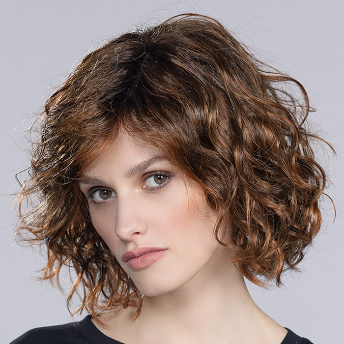 Perruque Girl Mono Part Chocolate Rooted