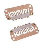 Toupet Clips rounded beige 25mm  Ellen Wille