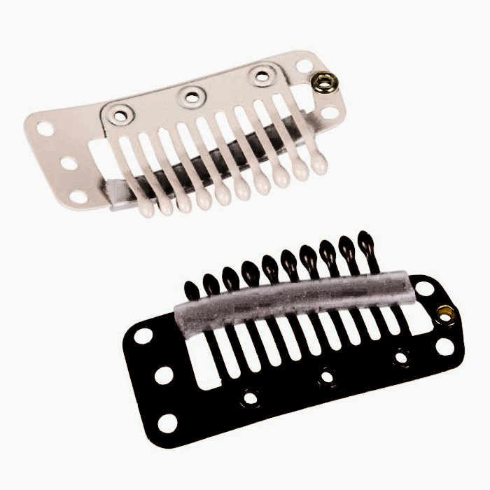 Toupet Clips black 35mm  Ellen Wille