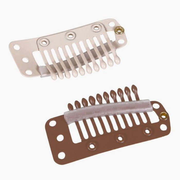 Toupet Clips brown 35mm  Ellen Wille