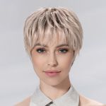 Perruque Novel Deluxe | Silverblonde Rooted