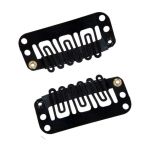 Toupet Clips rounded black 25mm  Ellen Wille
