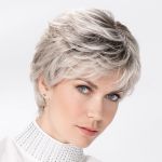 Perruque Posh Deluxe | Silverblonde Rooted
